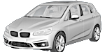 BMW F45 U2077 Fault Code